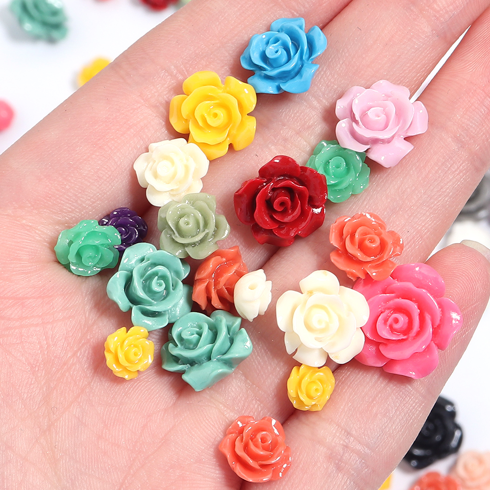 Resin Art Bracelet - 10pcs 6 8 10 12 15mm