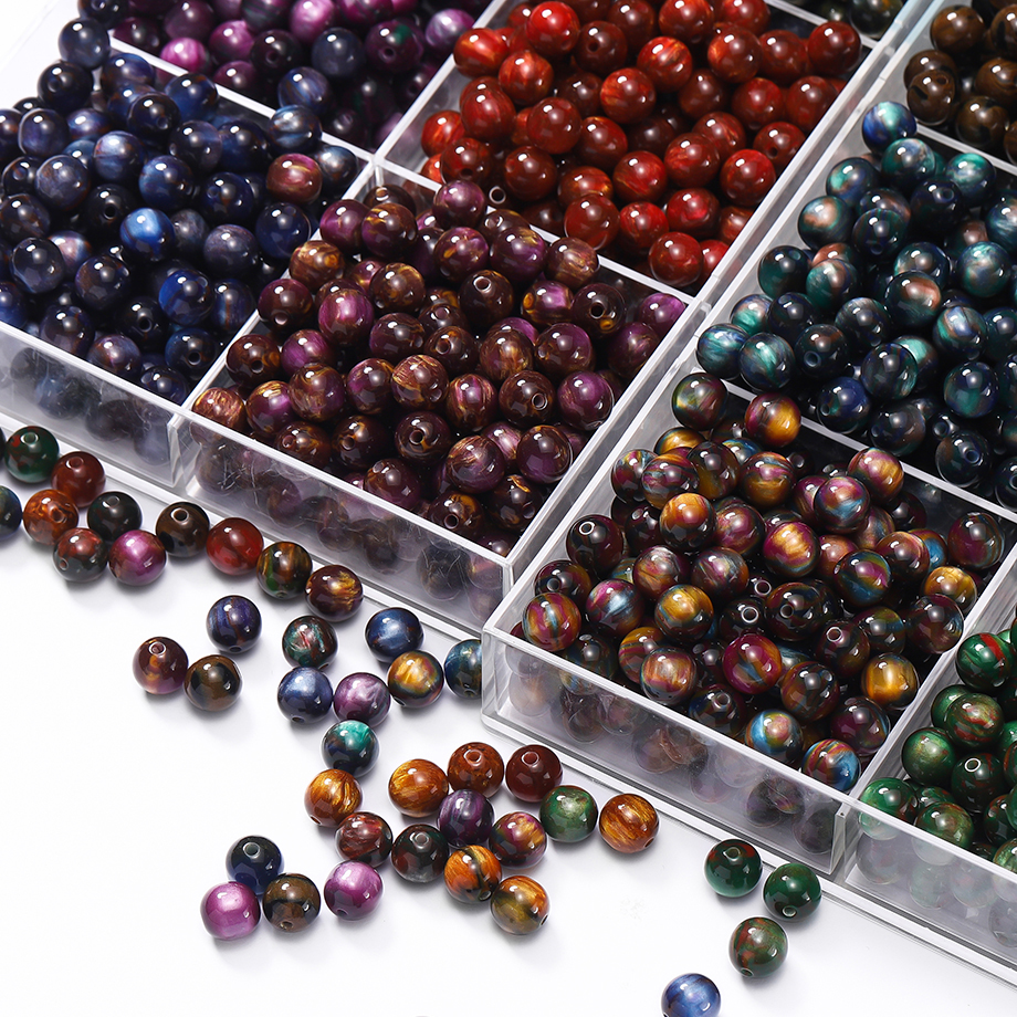 Resin Art Bracelet - 20/50Pcs Dark Color Mitation Cat Eye