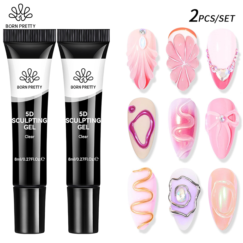 Resin Art Using Flowers - BORN PRETTY 2PCS 5D Sculpting gel