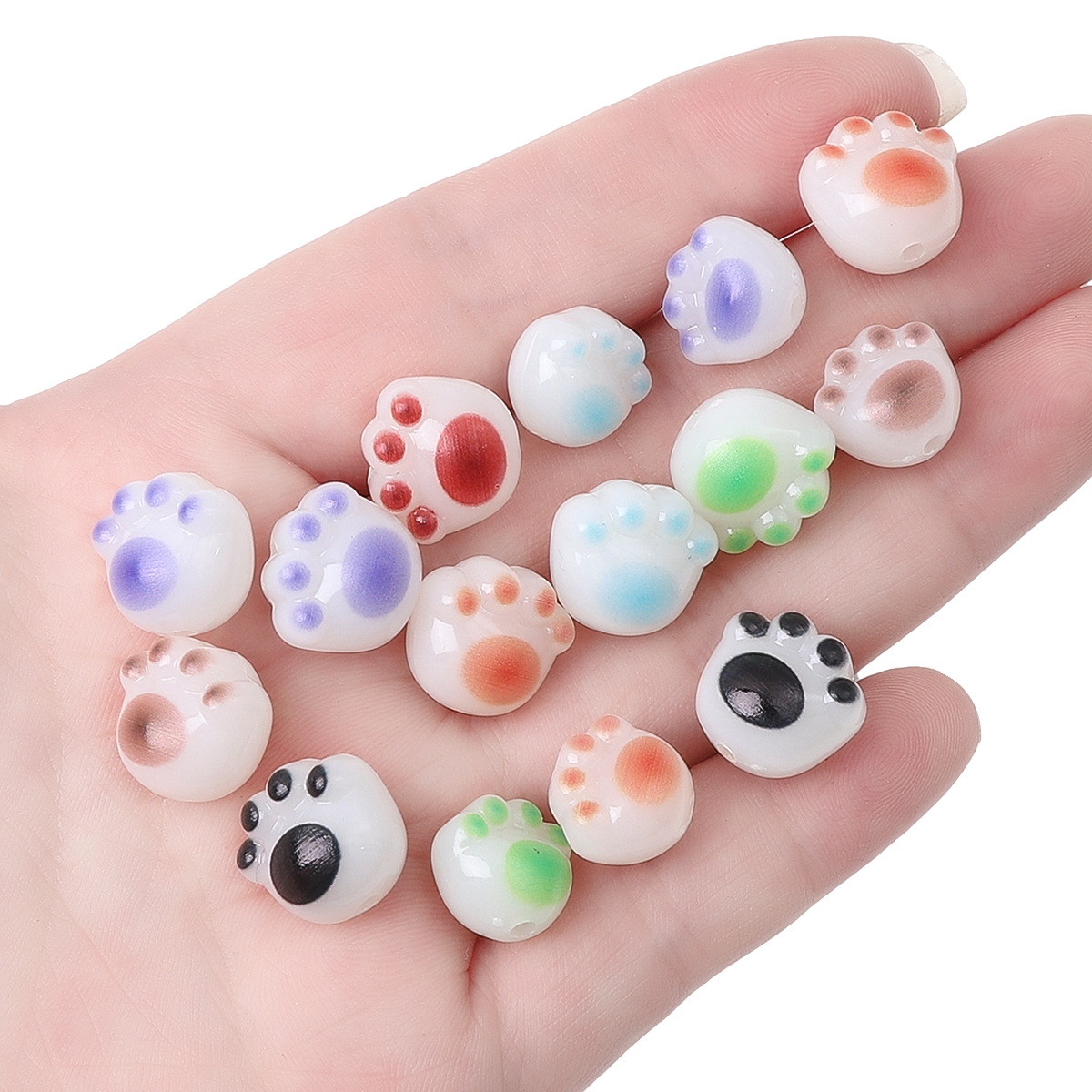 10/20Pcs Acrylic Charcoal Gril - Resin Art Bracelet 评论和价格