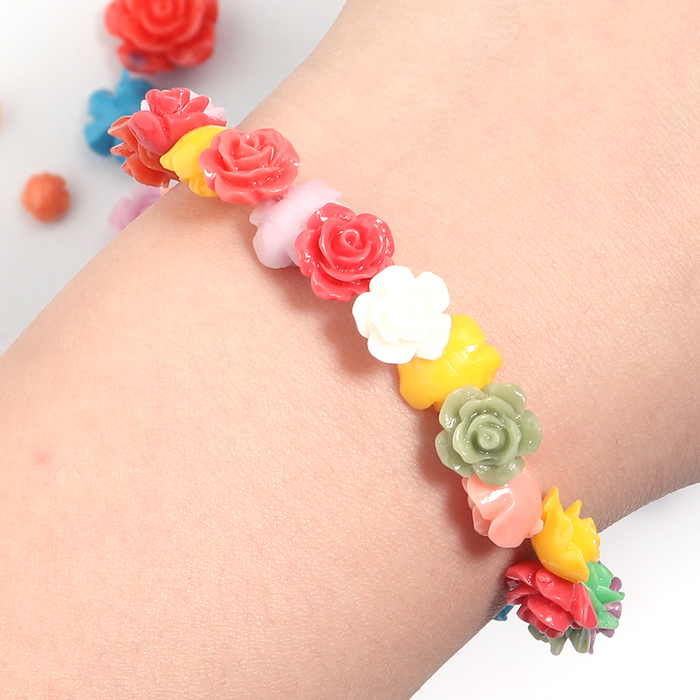 10pcs 6 8 10 12 15mm Imitation - Resin Art Bracelet 评论和价格