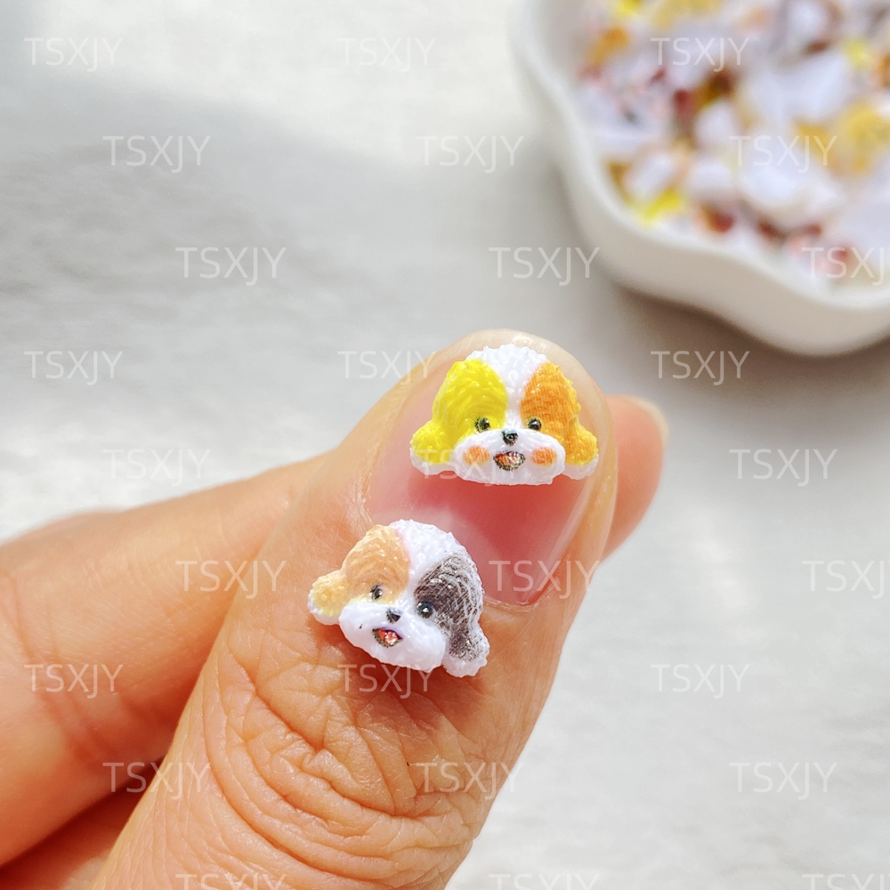 50Pcs Cute Mini Cartoon animal - Resin Art Design For Wedding 评论和价格