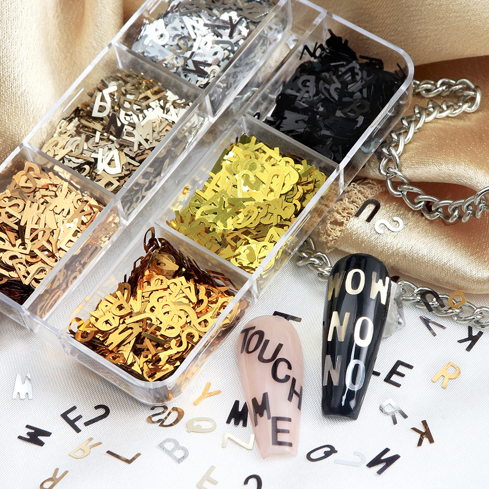 6-Grid Box Metallic Alphabet N - Resin Art Zone 评论和价格