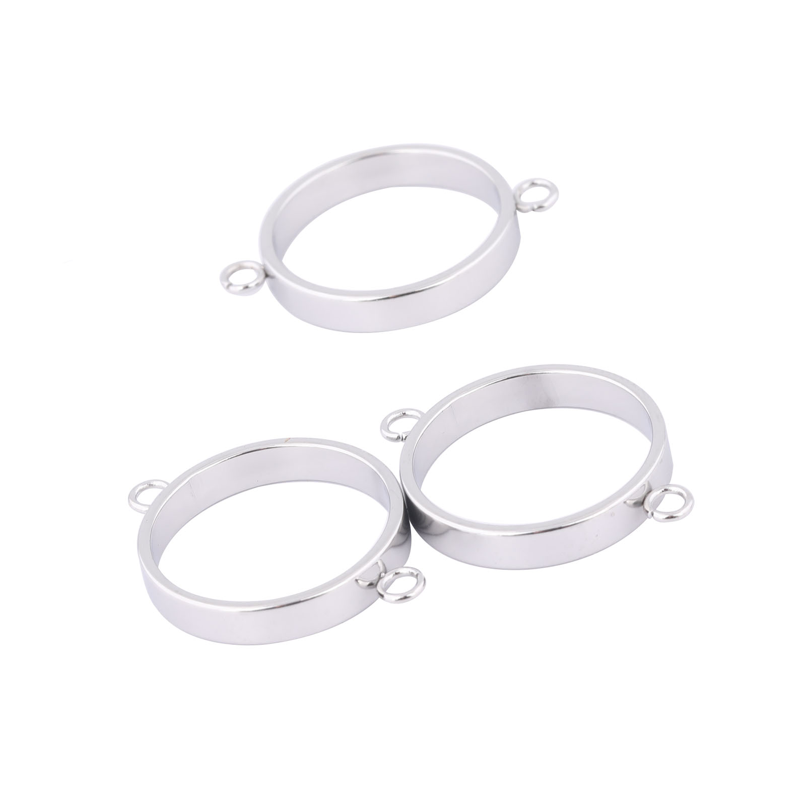 10pcs Stainless Steel 14mm Ope - Resin Art Bracelet 评论和价格