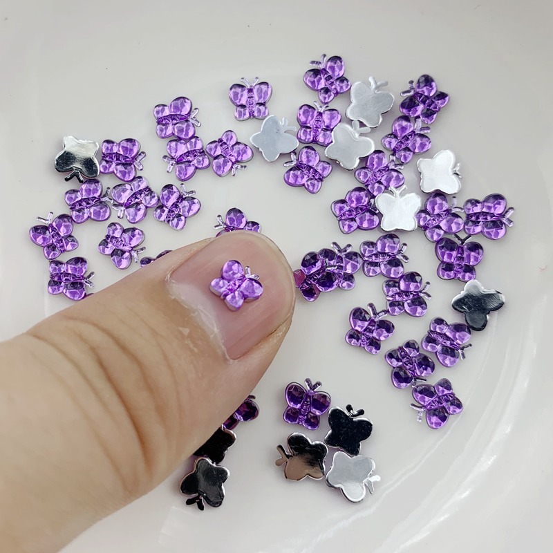 5mm mini Butterfly Crystal acr - Resin Art Design For Wedding 评论和价格
