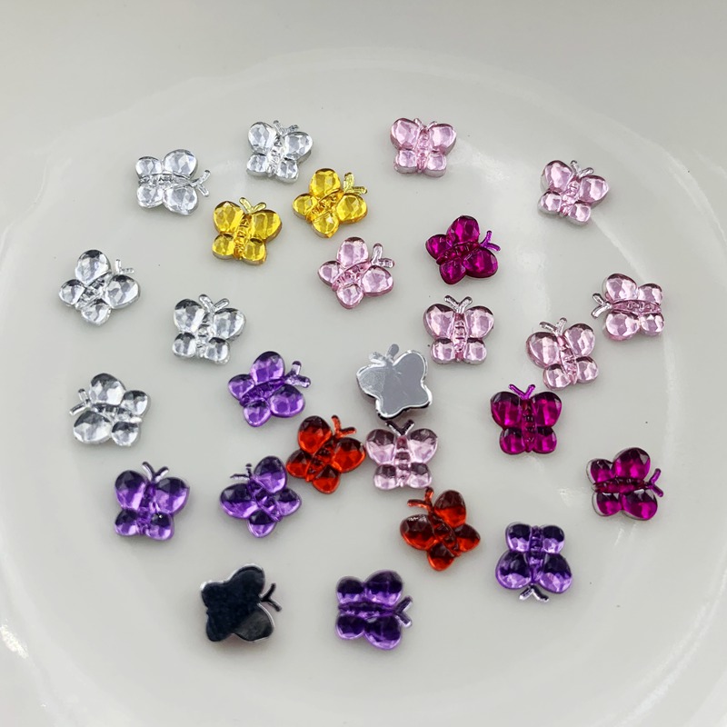 5mm mini Butterfly Crystal acr - Resin Art Design For Wedding 评论和价格