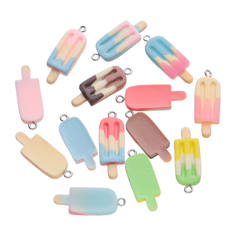10pcs 12x32mm Cute Colorful Po - Resin Art Bracelet 评论和价格
