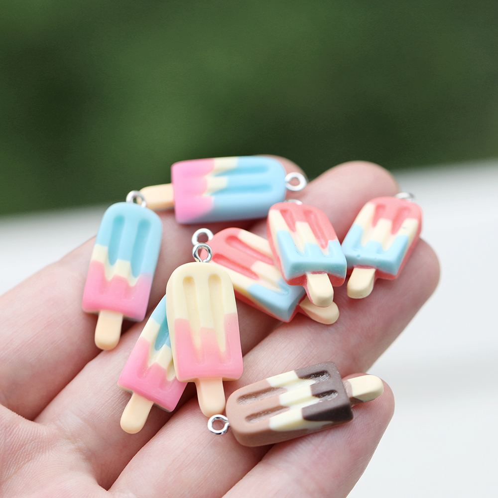 10pcs 12x32mm Cute Colorful Po - Resin Art Bracelet 评论和价格