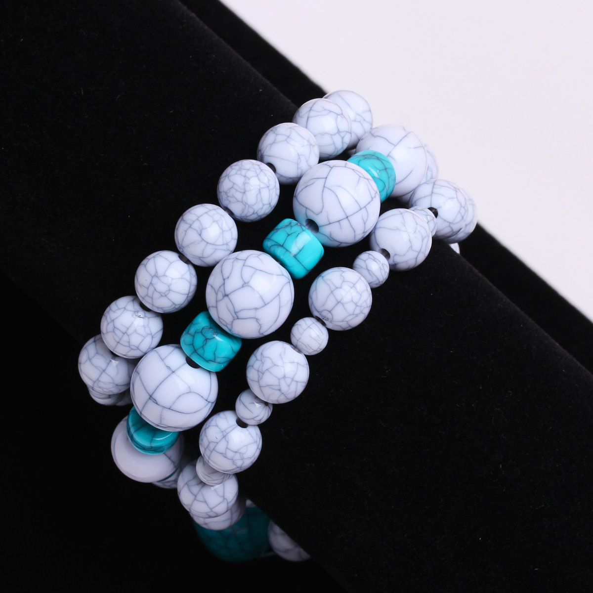 6-16mm 50-5Pcs  Imitated Stone - Resin Art Bracelet 评论和价格