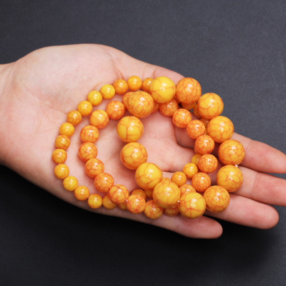 6-16mm 50-5Pcs  Imitated Stone - Resin Art Bracelet 评论和价格