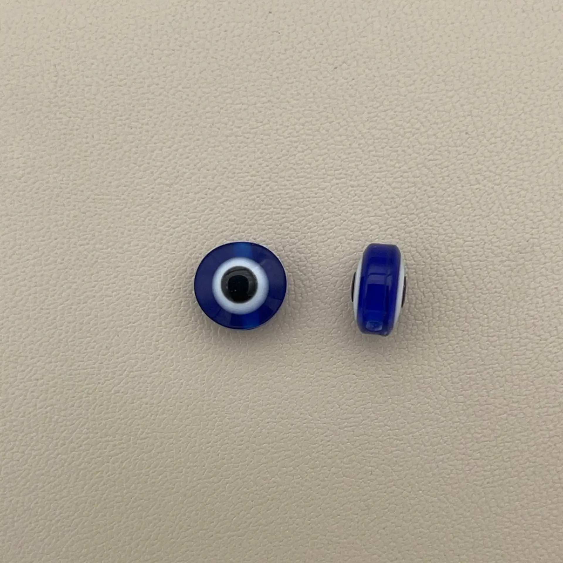 200pcs 8mm Blue Evil Eye Beads - Resin Art Bracelet 评论和价格