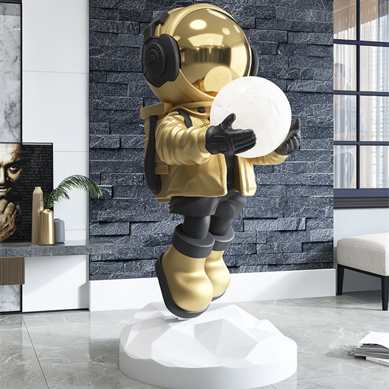 Astronaut floor lamp Decor Sta - Resin Art On Floor 评论和价格