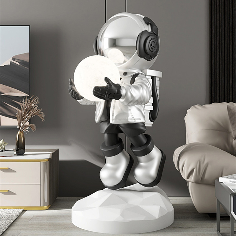 Astronaut floor lamp Decor Sta - Resin Art On Floor 评论和价格