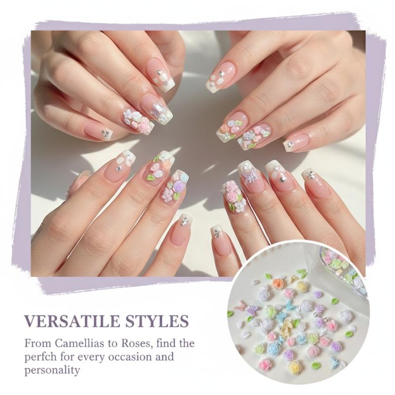 DIY 3D Nail Decoration Kit 6 1 - Resin Art Using Flowers 评论和价格