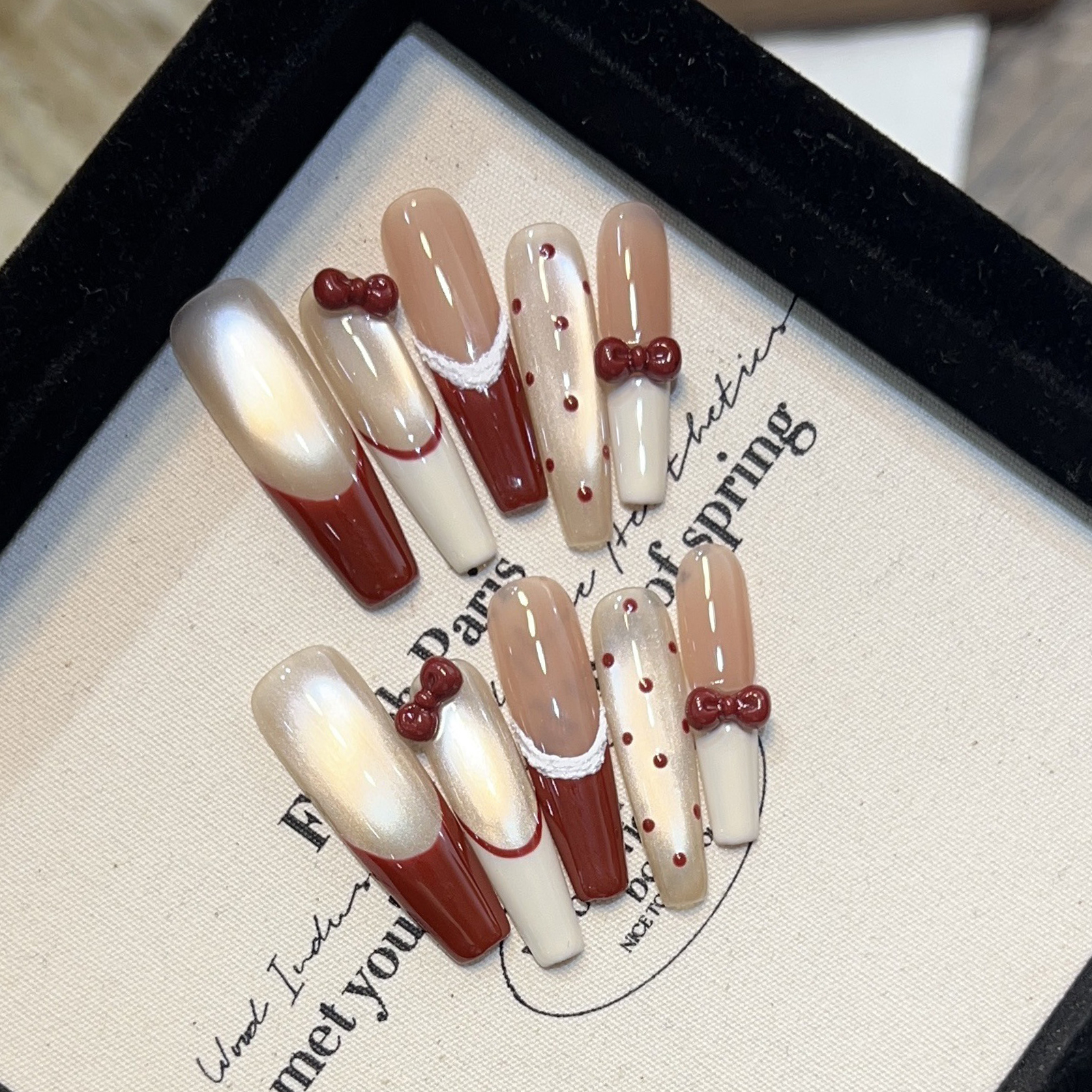 10Pcs Handmade Cat Eye Glitter - Resin Art Design For Wedding 评论和价格