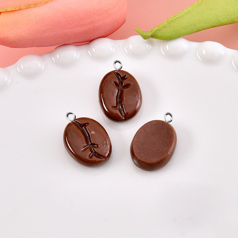 10pcs Coffee Beans Resin Penda - Resin Art Bracelet 评论和价格