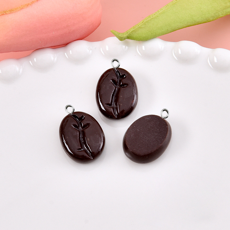 10pcs Coffee Beans Resin Penda - Resin Art Bracelet 评论和价格