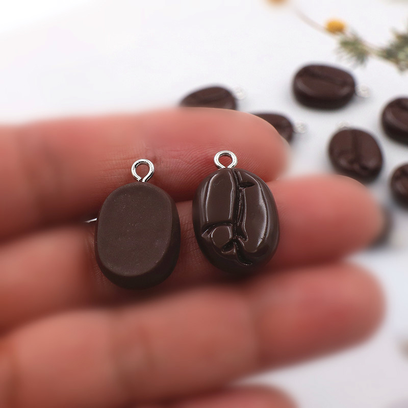 10pcs Coffee Beans Resin Penda - Resin Art Bracelet 评论和价格