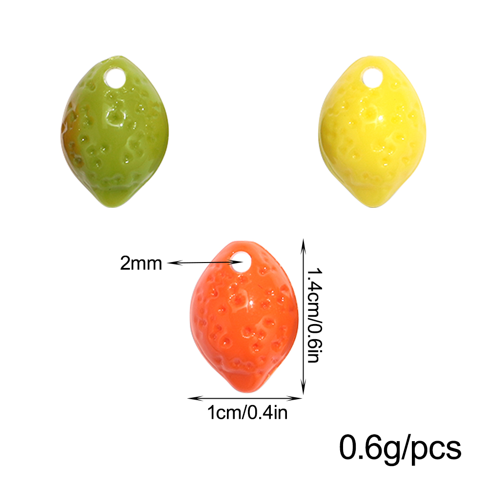 50pcs/lot Resin Colorful Lemon - Resin Art Bracelet 评论和价格