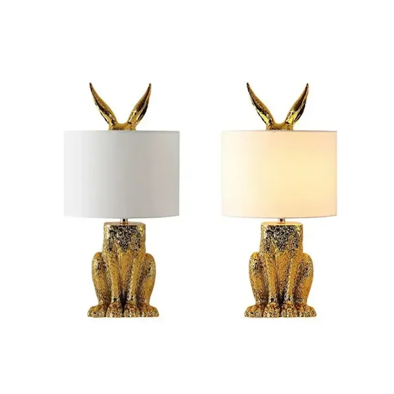 Nordic Modern Rabbit Table Lam - Resin Art On Floor 评论和价格