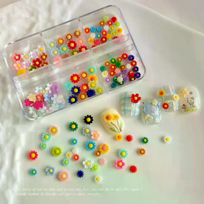Summer Vibe Sunflower Nail Cha - Resin Art Using Flowers 评论和价格