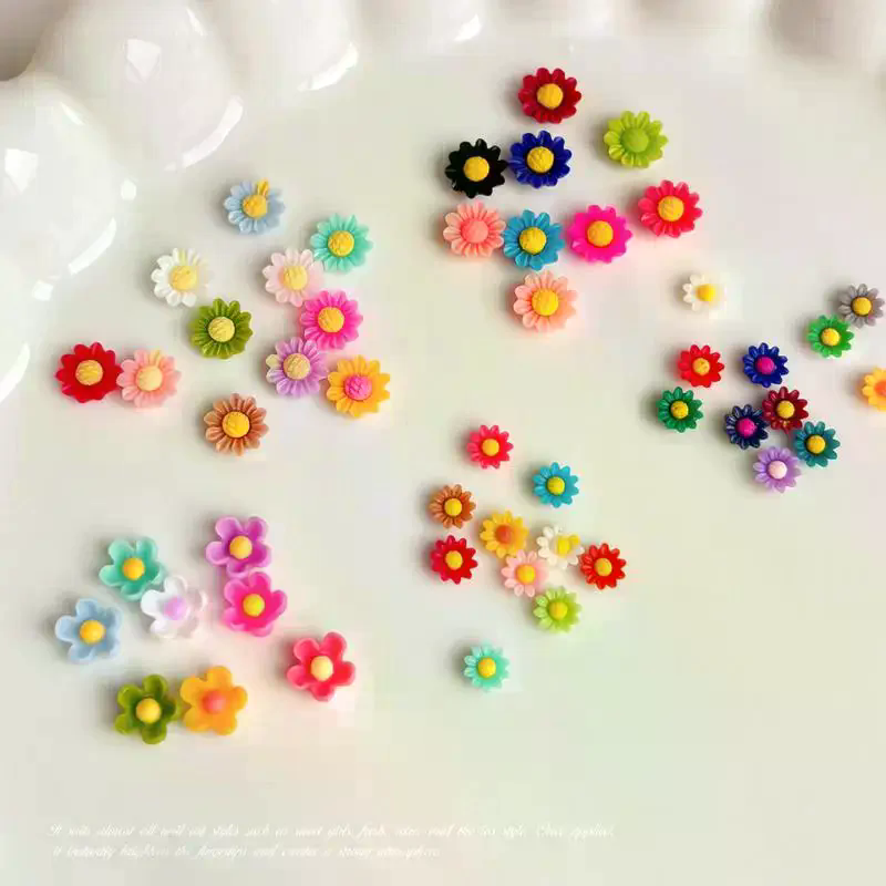 Summer Vibe Sunflower Nail Cha - Resin Art Using Flowers 评论和价格