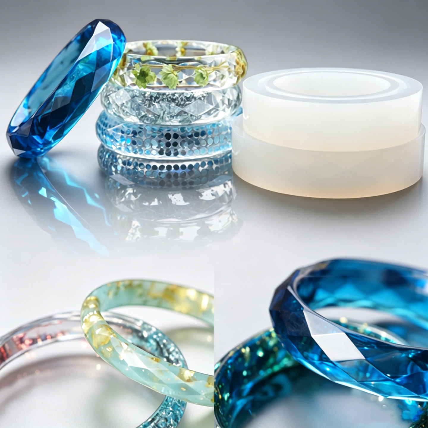 SNASAN Diamond Surface Bracele - Resin Art Bracelet 评论和价格