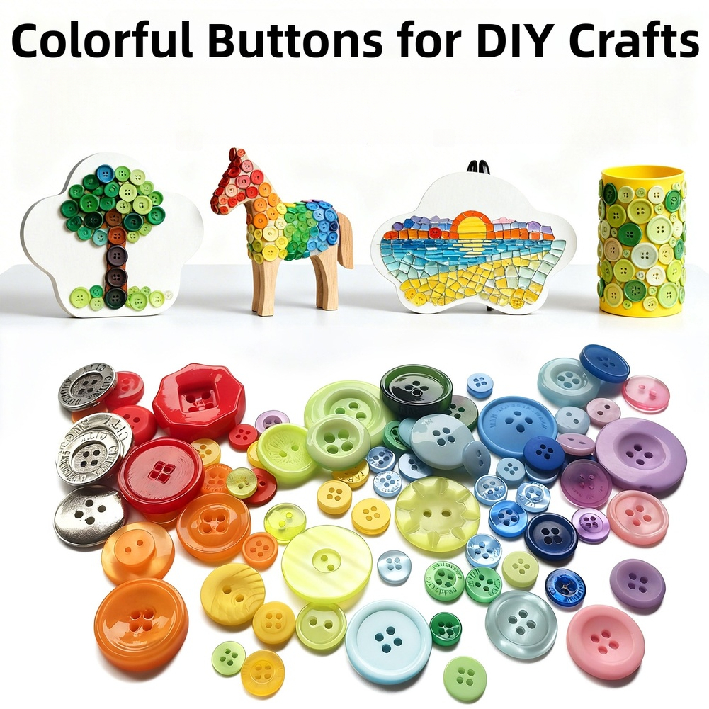 Resin Craft Buttons Round Styl - Resin Art Using Flowers 评论和价格
