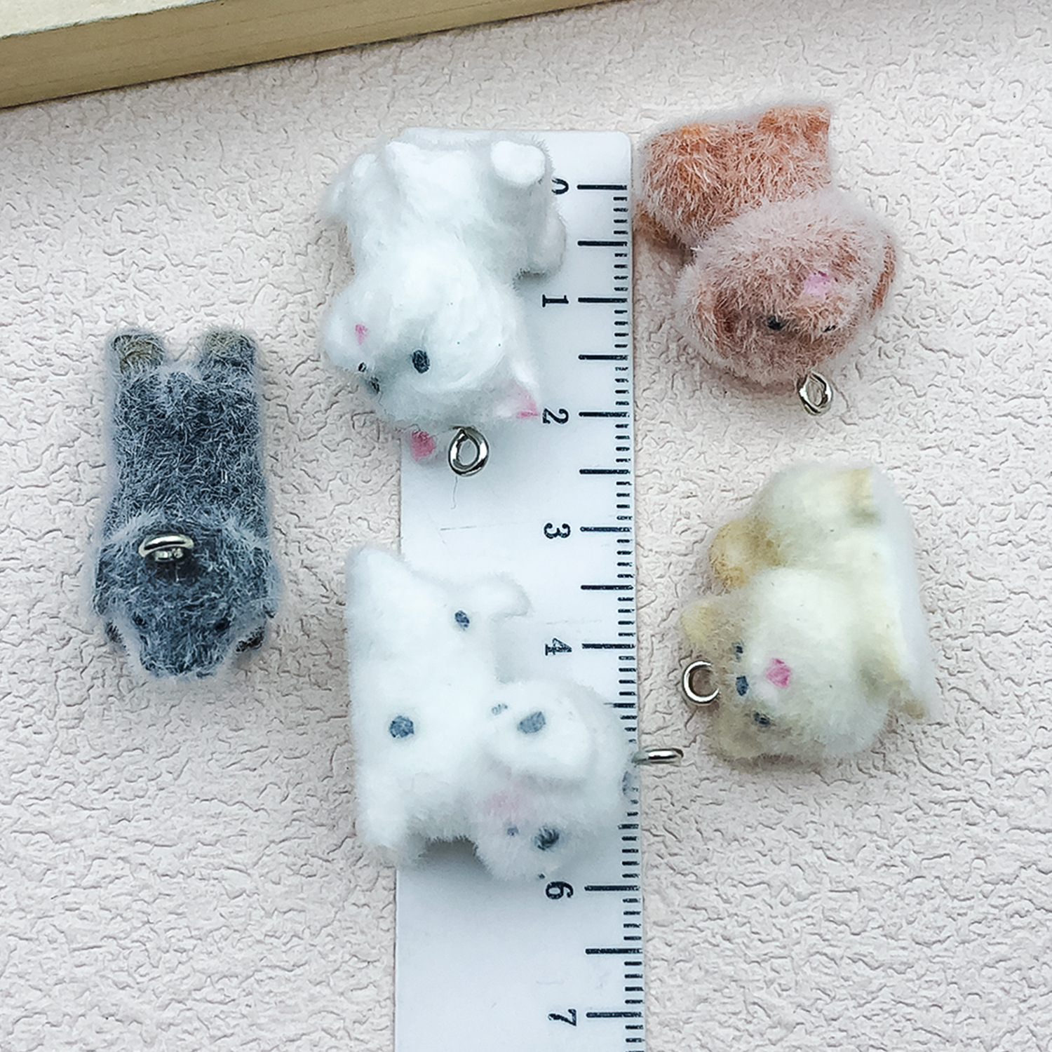 5pcs&1pc Flocked Resin Animal  - Resin Art Bracelet 评论和价格