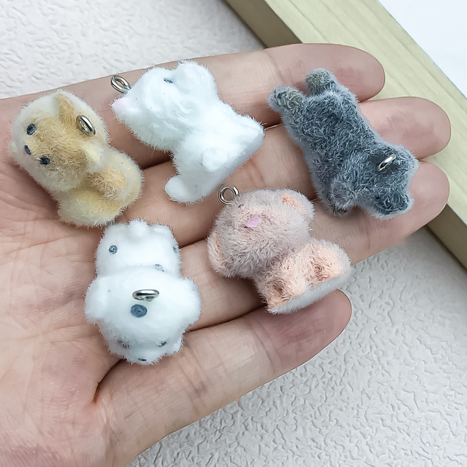 5pcs&1pc Flocked Resin Animal  - Resin Art Bracelet 评论和价格