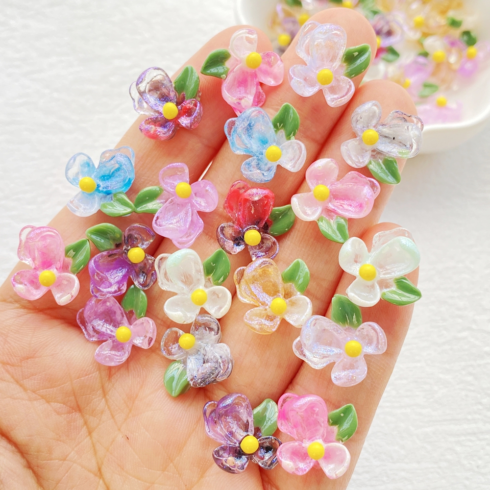 50Pcs Cute Cartoon Mini Colorf - Resin Art Design For Wedding 评论和价格