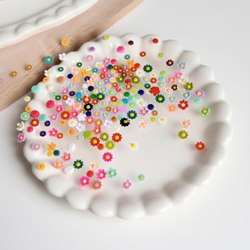 Summer Vibe Sunflower Nail Cha - Resin Art Using Flowers 评论和价格