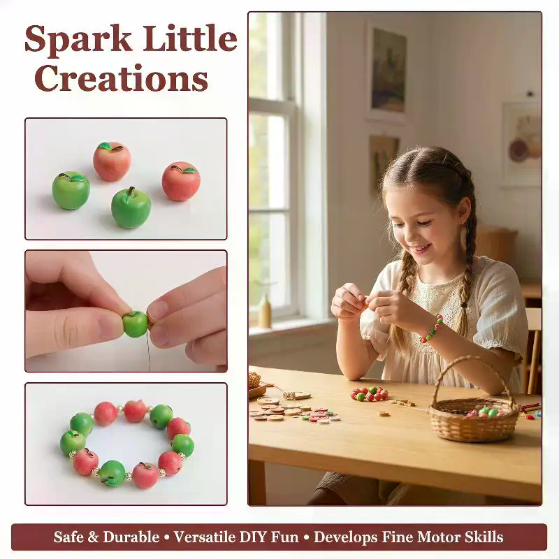 Cute Fruit Resin Loose Beads 3 - Resin Art Bracelet 评论和价格