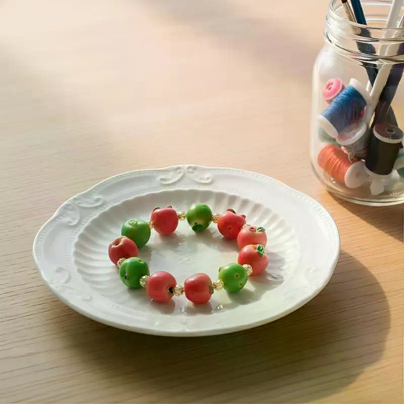 Cute Fruit Resin Loose Beads 3 - Resin Art Bracelet 评论和价格
