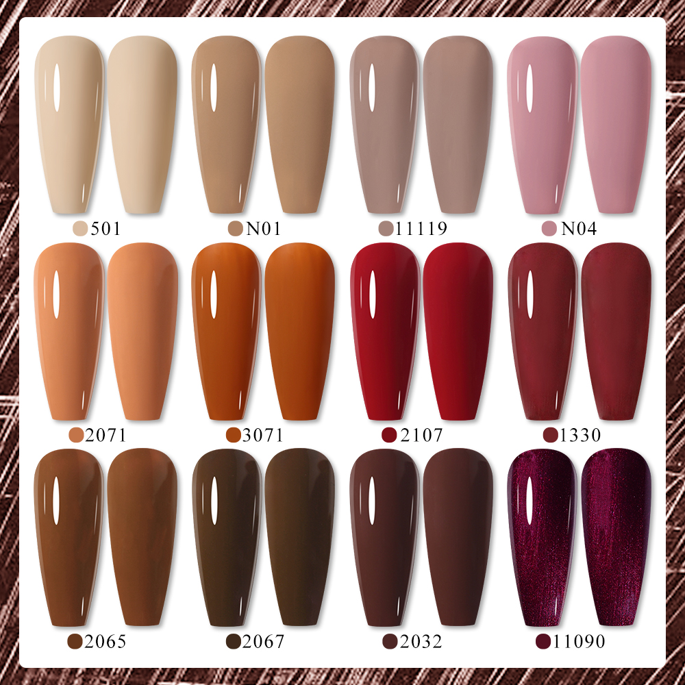 Arte Clavo Red Brown Gel Nail  - Resin Art Varnish 评论和价格