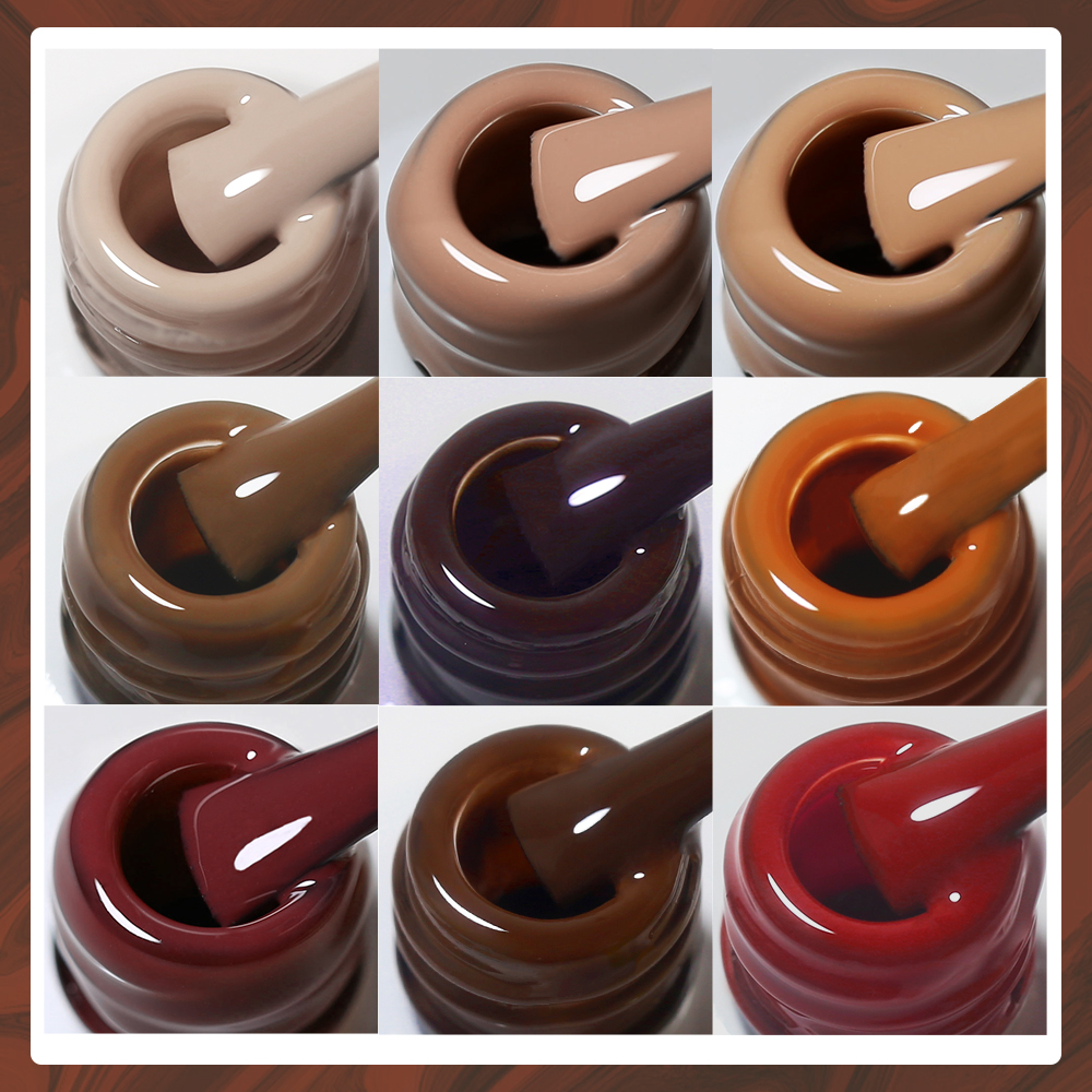 Arte Clavo Red Brown Gel Nail  - Resin Art Varnish 评论和价格