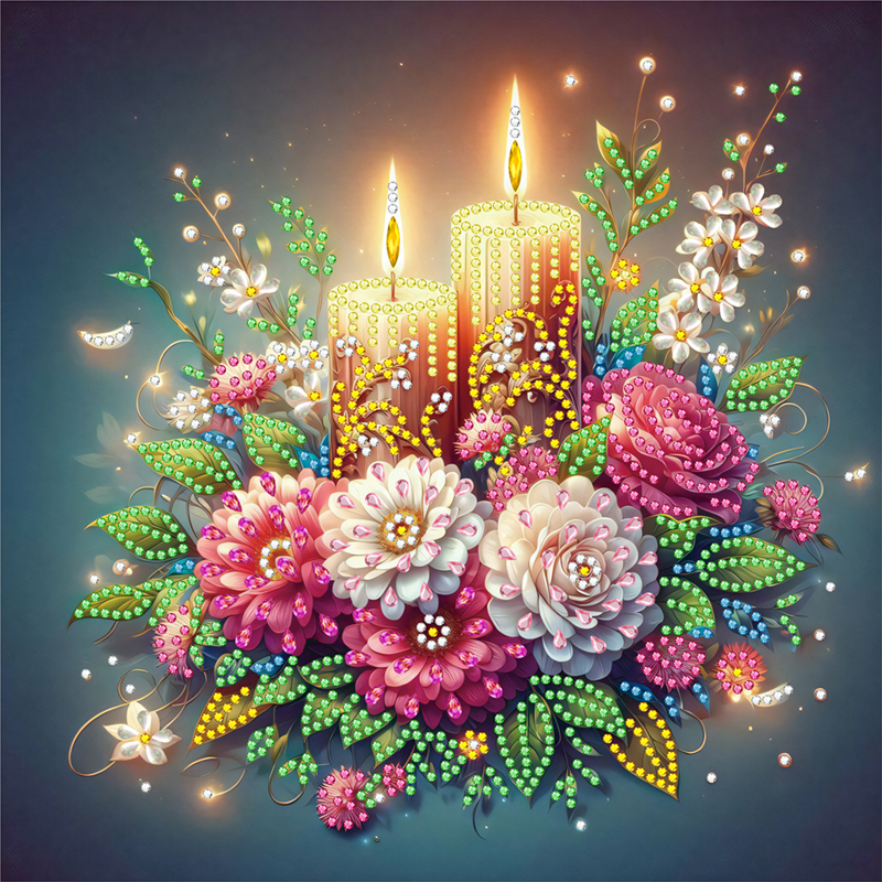 DIY 5D Diamond Painting Kit fo - Resin Art Design For Wedding 评论和价格