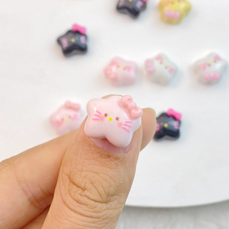 20Pcs New Mixed Nail Art Resin - Resin Art Design For Wedding 评论和价格