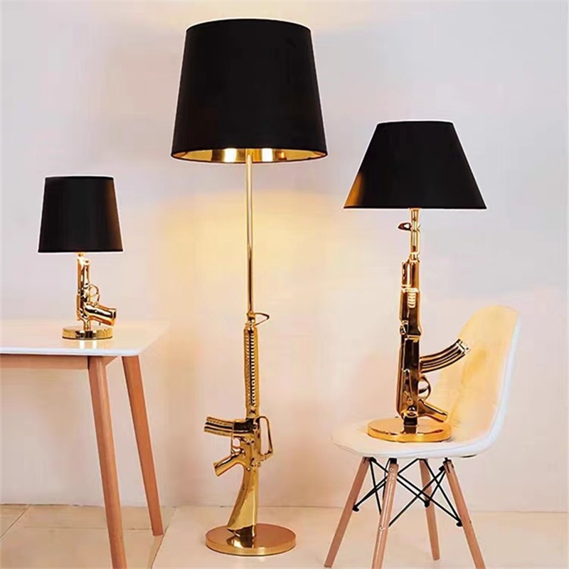 AK47 floor Lamp Creative resin - Resin Art On Floor 评论和价格