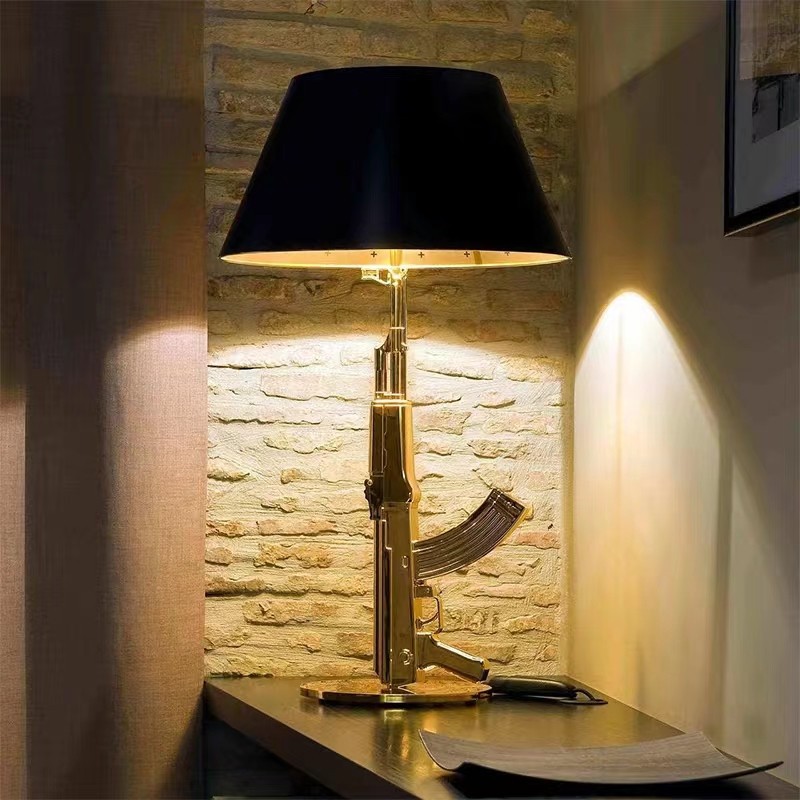 AK47 floor Lamp Creative resin - Resin Art On Floor 评论和价格