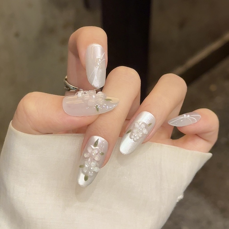 10pcs Glitter Sliver Press On  - Resin Art Glitter 评论和价格
