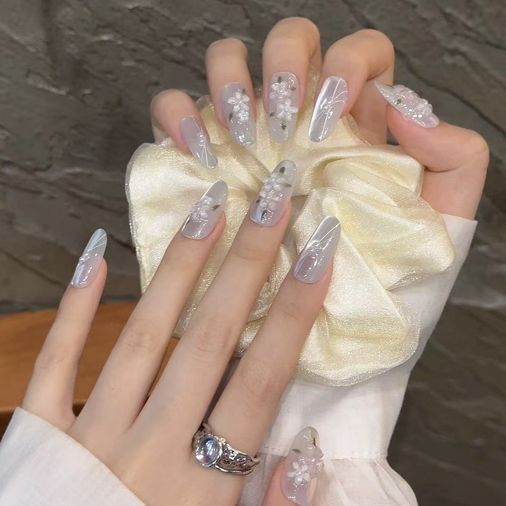 10pcs Glitter Sliver Press On  - Resin Art Glitter 评论和价格