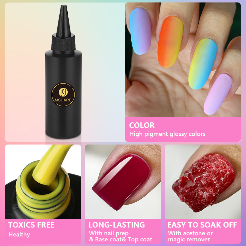 MSHARE 100ML Nail Gel Polish S - Resin Art Varnish 评论和价格