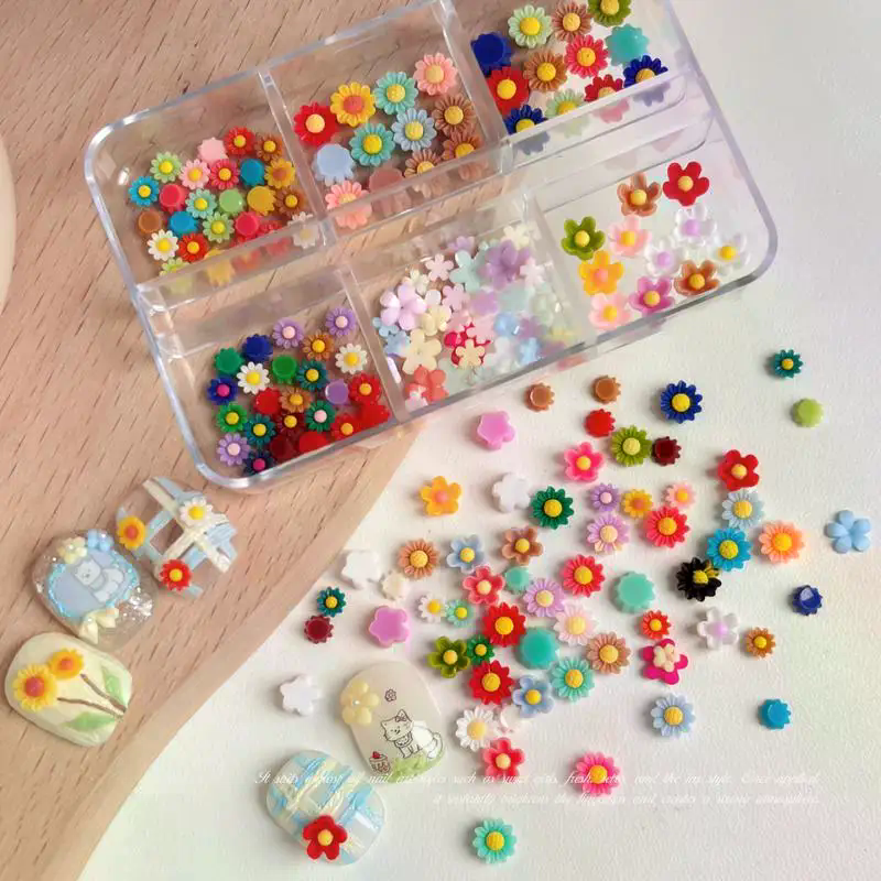 Summer Vibe Sunflower Nail Cha - Resin Art Using Flowers 评论和价格
