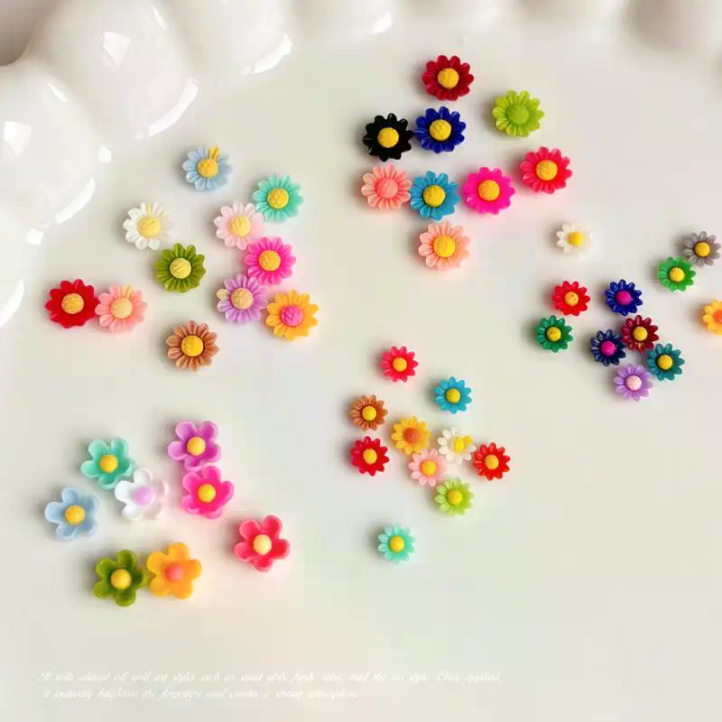 Summer Vibe Sunflower Nail Cha - Resin Art Using Flowers 评论和价格
