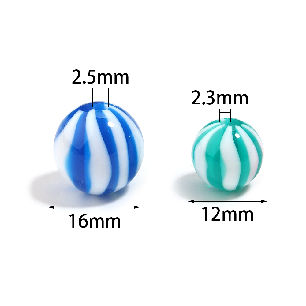 10-20pcs 12/16mm Candy Colored - Resin Art Bracelet 评论和价格