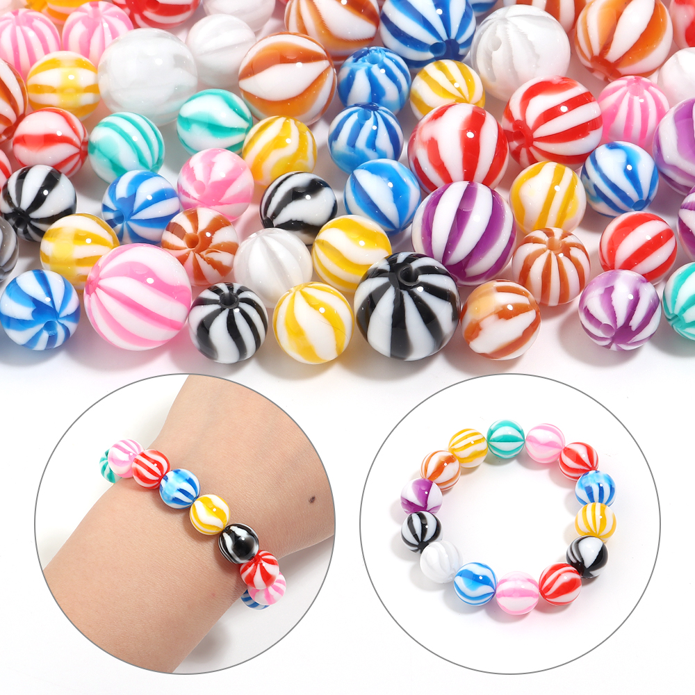 10-20pcs 12/16mm Candy Colored - Resin Art Bracelet 评论和价格