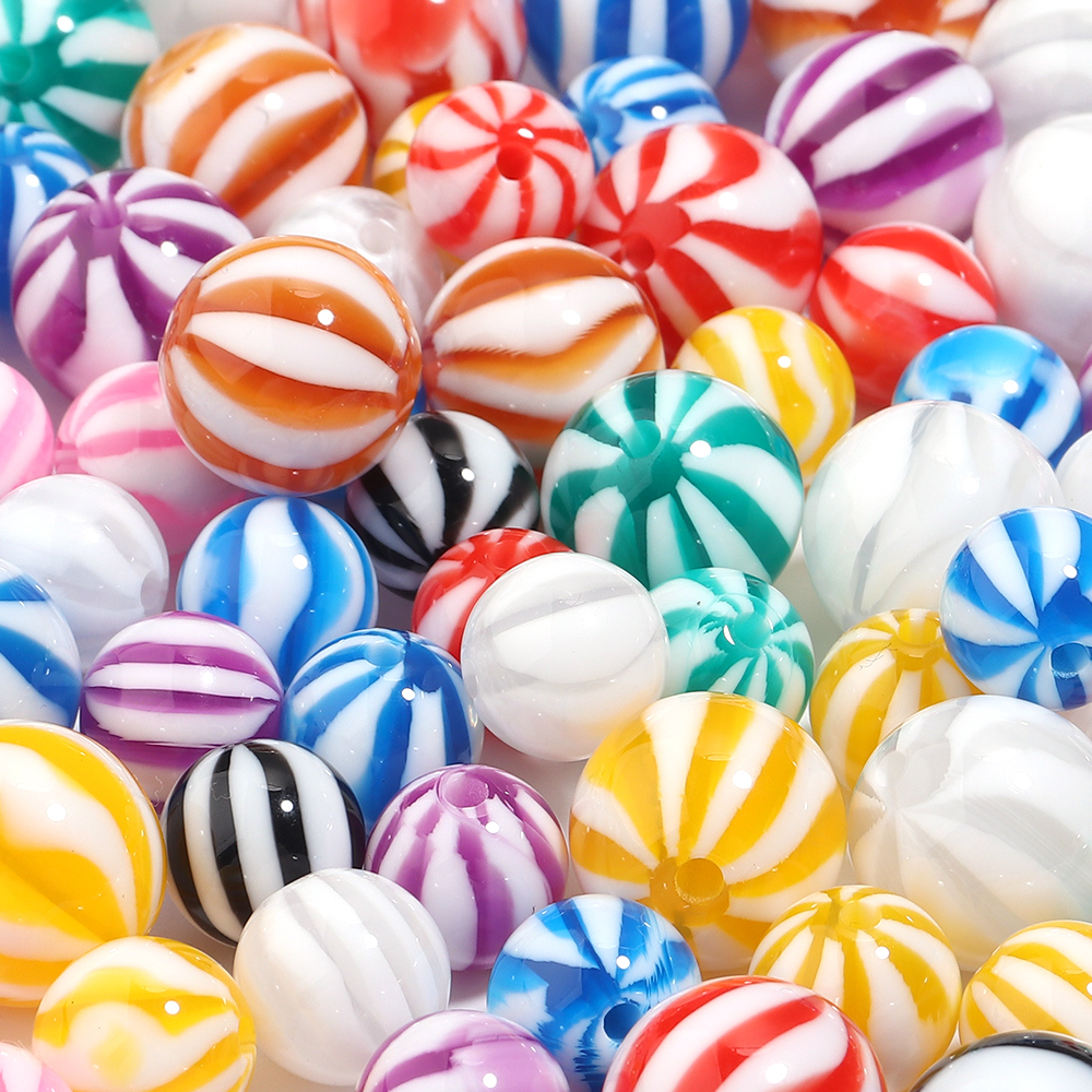 10-20pcs 12/16mm Candy Colored - Resin Art Bracelet 评论和价格