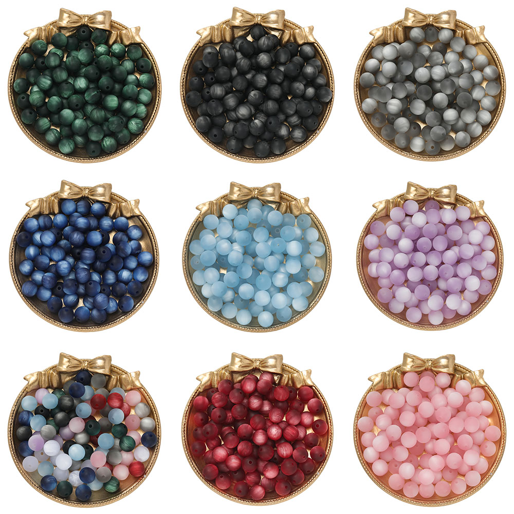 10pcs/Lot 8/10mm Resin Cat Eye - Resin Art Bracelet 评论和价格