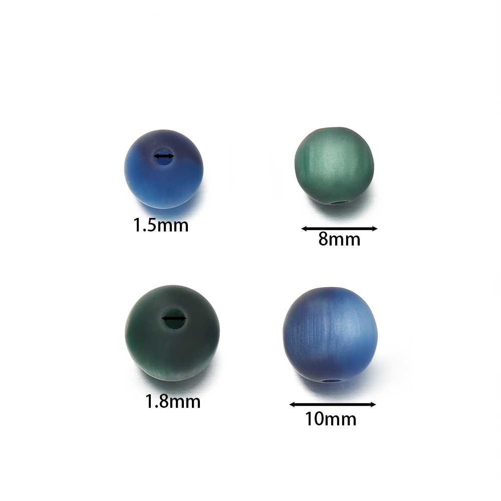 10pcs/Lot 8/10mm Resin Cat Eye - Resin Art Bracelet 评论和价格